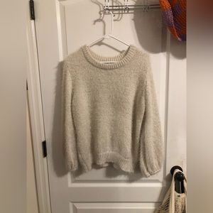 Cream soft sweater